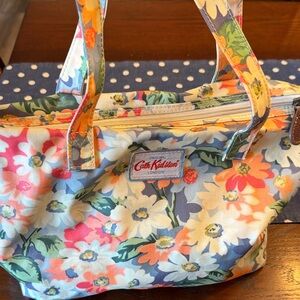 Cath Kidston Floral Small Tote in Cream, Pink, Blue, Green